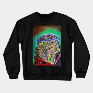 Boy with hat Crewneck Sweatshirt